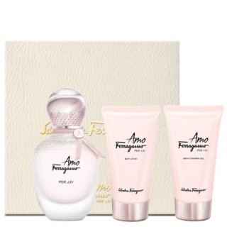 Amo Ferragamo Per Lei Gift Set (3Pcs)