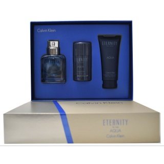 Calvin Klein Eternity Aqua Gift Set 3 pc For Men