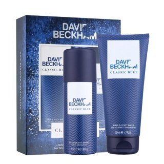 David Beckham Classic Blue Gift Set