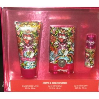 ED HARDY HEARTS & DAGGERS women’s gift set