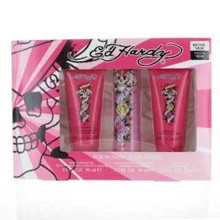 ED HARDY WOMEN 3 PIECE GIFT SET (50ML)