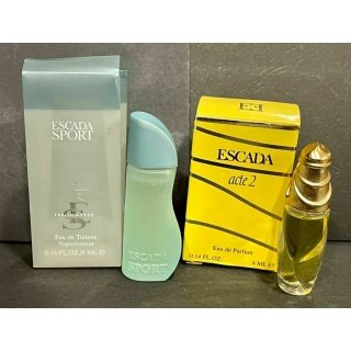ESCADA SPORT (5ml) & Parfum ACTE 2 (4ml) Combo Deal