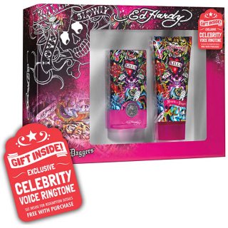 Ed Hardy Hearts & Daggers 2 piece Gift Set For Women