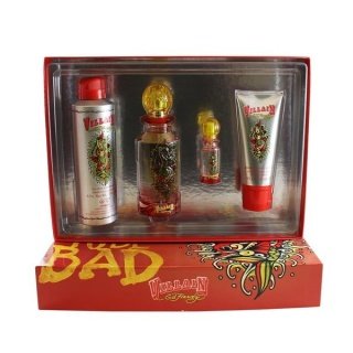 ED HARDY VILLAIN WOMEN 4 PIECE GIFT SET