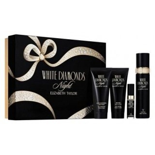 Elizabeth Taylor White Diamonds Night 4pc Set