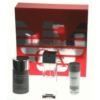 Emporio Armani Diamonds  3 pc Gift Set For Men