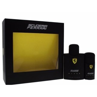 FERRARI BLACK GIFT SET FOR MEN 2 PC