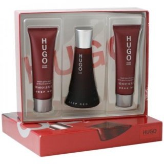 HUGO BOSS DEEP RED 3 PCS SET