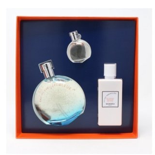 Hermes Eau Des Merveilles Bleue 3 Piece Gift Set
