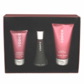 Hugo Deep Red – 3 Piece Gift Set