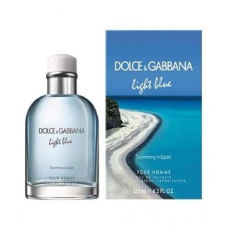 Light Blue Swimming In Lipari