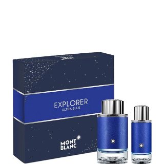 Montblanc Explorer Ultra Blue Gift Set (2Pcs)
