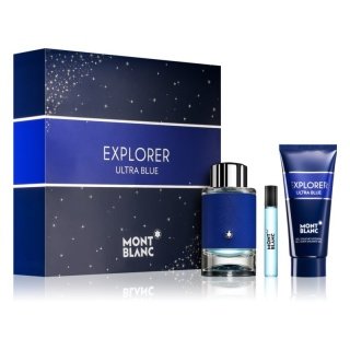 Montblanc Explorer Ultra Blue Gift Set (3Pcs)