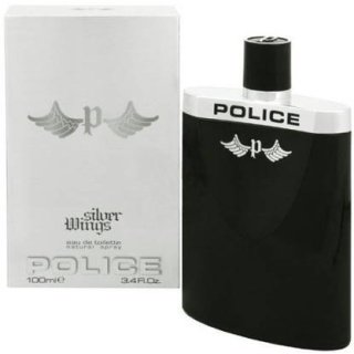 Police Wings Silver