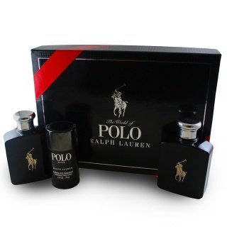 Polo Black 3Pcs Gift Set (125ML)