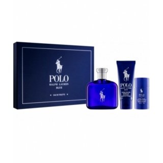 Polo Blue EDT Gift Set (3Pcs)