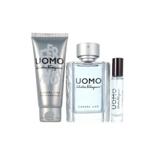Salvatore Ferragamo Uomo Casual Life Gift Set (3Pcs)
