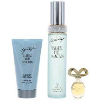 Sparkling White Diamonds Perfume Set Women, 3 Pieces