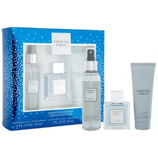 Vera Wang Embrace Periwinkle And Iris Gift Set (3Pcs)