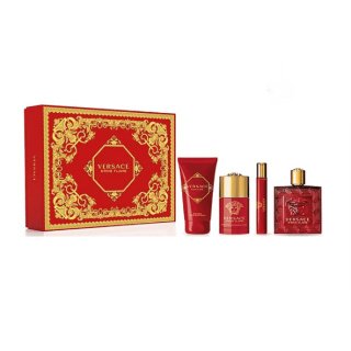 Versace Eros Flame 4Pc Gift Set