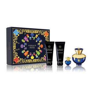 Versace Pour Femme Dylan Blue Gift Set (4Pcs)