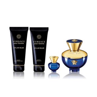 Versace Pour Femme Dylan Blue Gift Set (4Pcs)