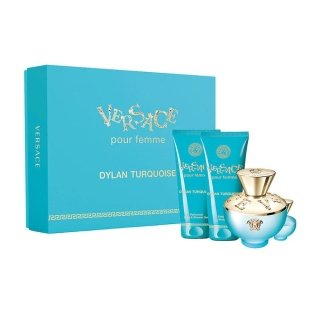 Versace Pour Femme Dylan Turquoise Gift Set (4Pc)