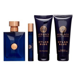 Versace Pour Homme Dylan Blue 4Pcs Gift Set