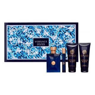 Versace Pour Homme Dylan Blue 4Pcs Gift Set