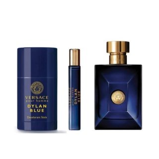 Versace Pour Homme Dylan Blue Gift Set (3Pc)