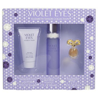Violet Eyes by Elizabeth Taylor 50ml EDP 3 Piece Gift Set