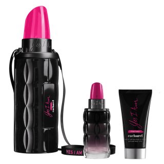 Yes I Am Pink First by Cacharel 50ml EDP 3 Piece Gift Set