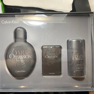Dark Obsession by Calvin Klein 3 Piece Gift Set for Men